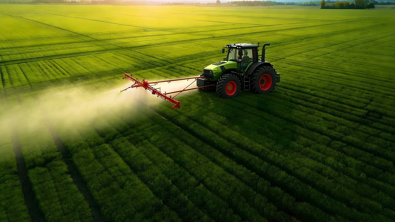 High horsepower tractor field work